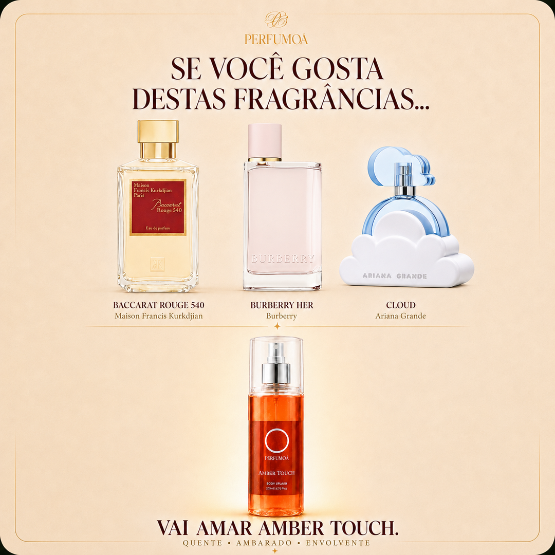 BODY SPLASH PERFUMOA 200ML AMBER TOUCH