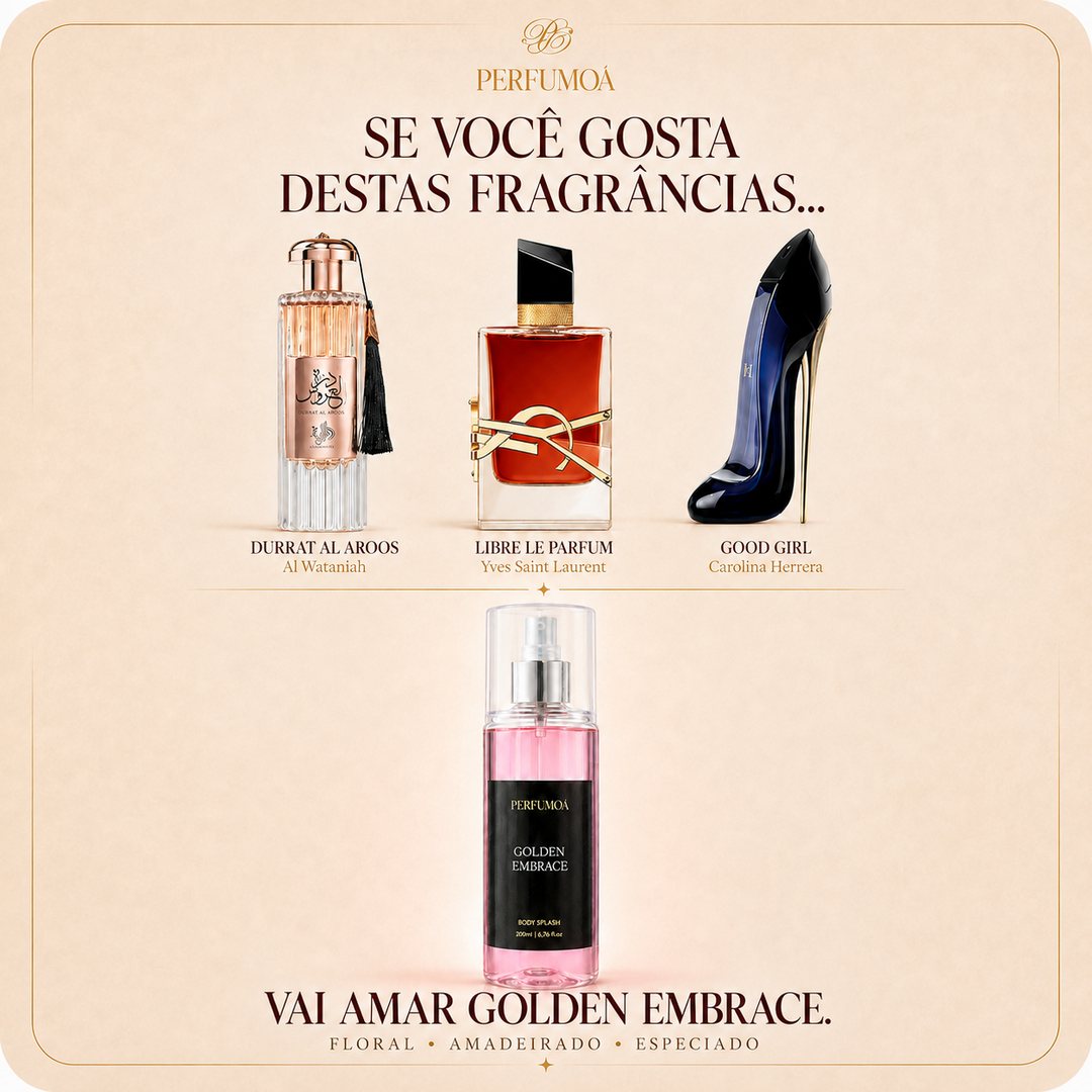 BODY SPLASH PERFUMOA 200ML GOLDEN EMBRACE