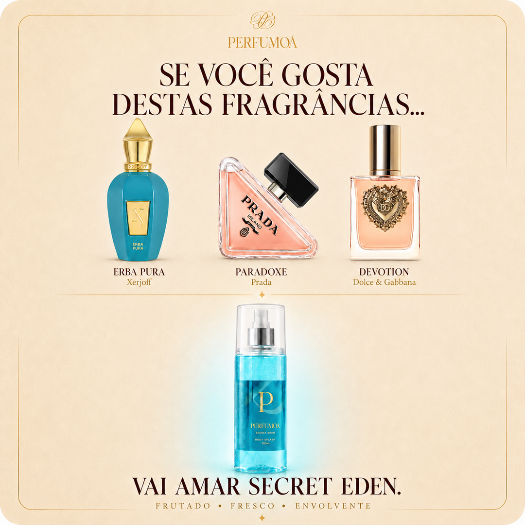 BODY SPLASH PERFUMOA 200ML SECRET EDEN